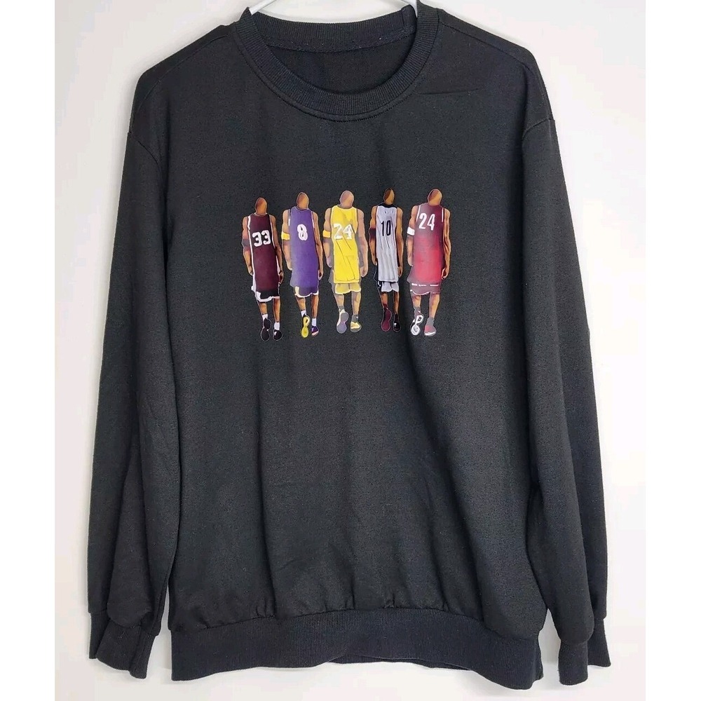 Mens Size M Kobe Bryant Los Angeles Lakers Mamba Evolution Long Sleeve T Shirt